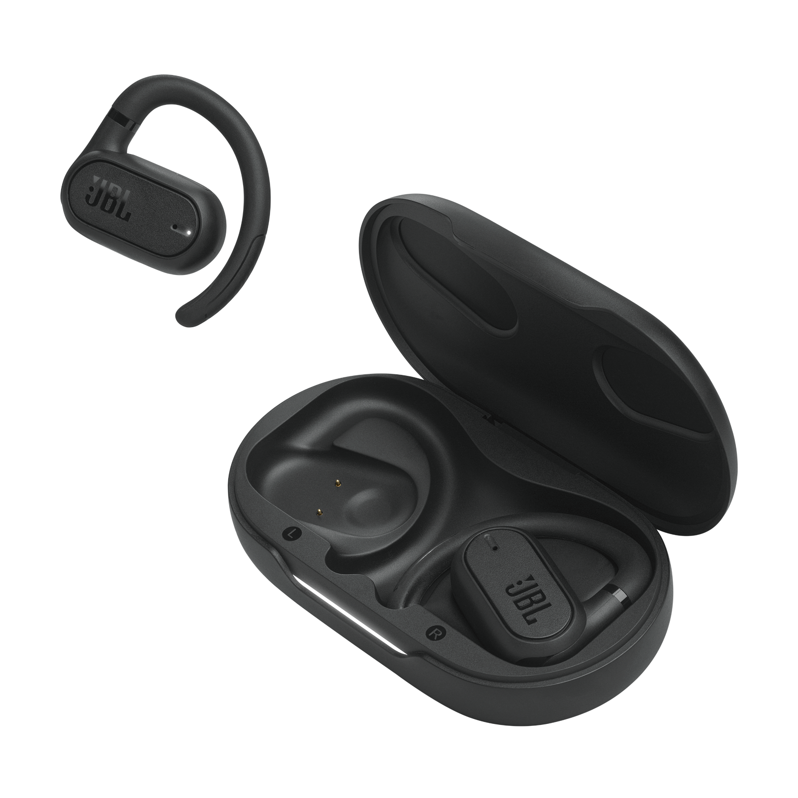 JBL Soundgear Sense - Black - True wireless open-ear headphones - Detailshot 7
